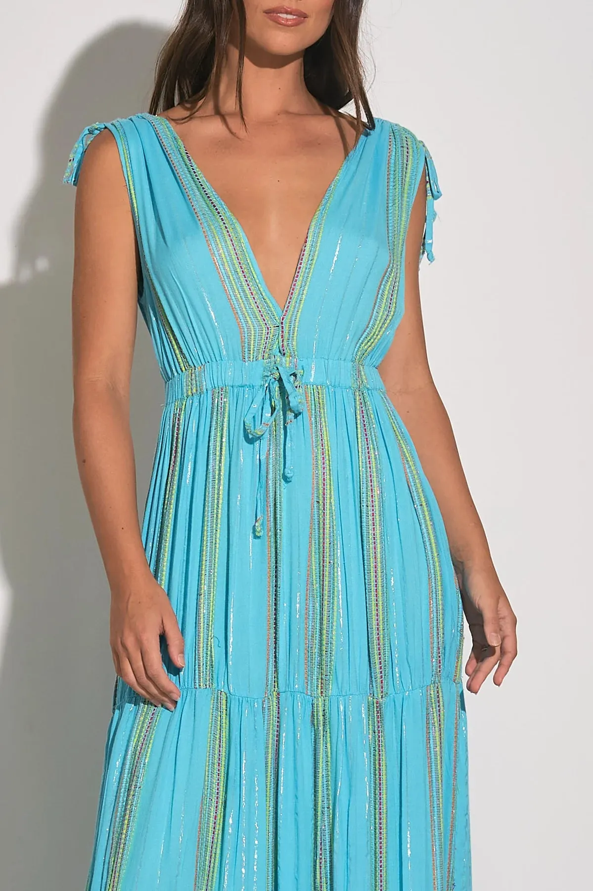 Deep V Maxi Dress