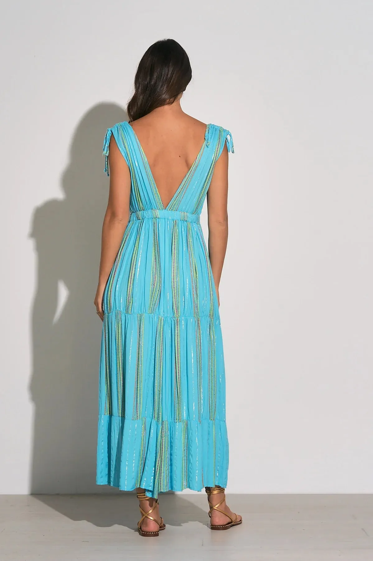 Deep V Maxi Dress