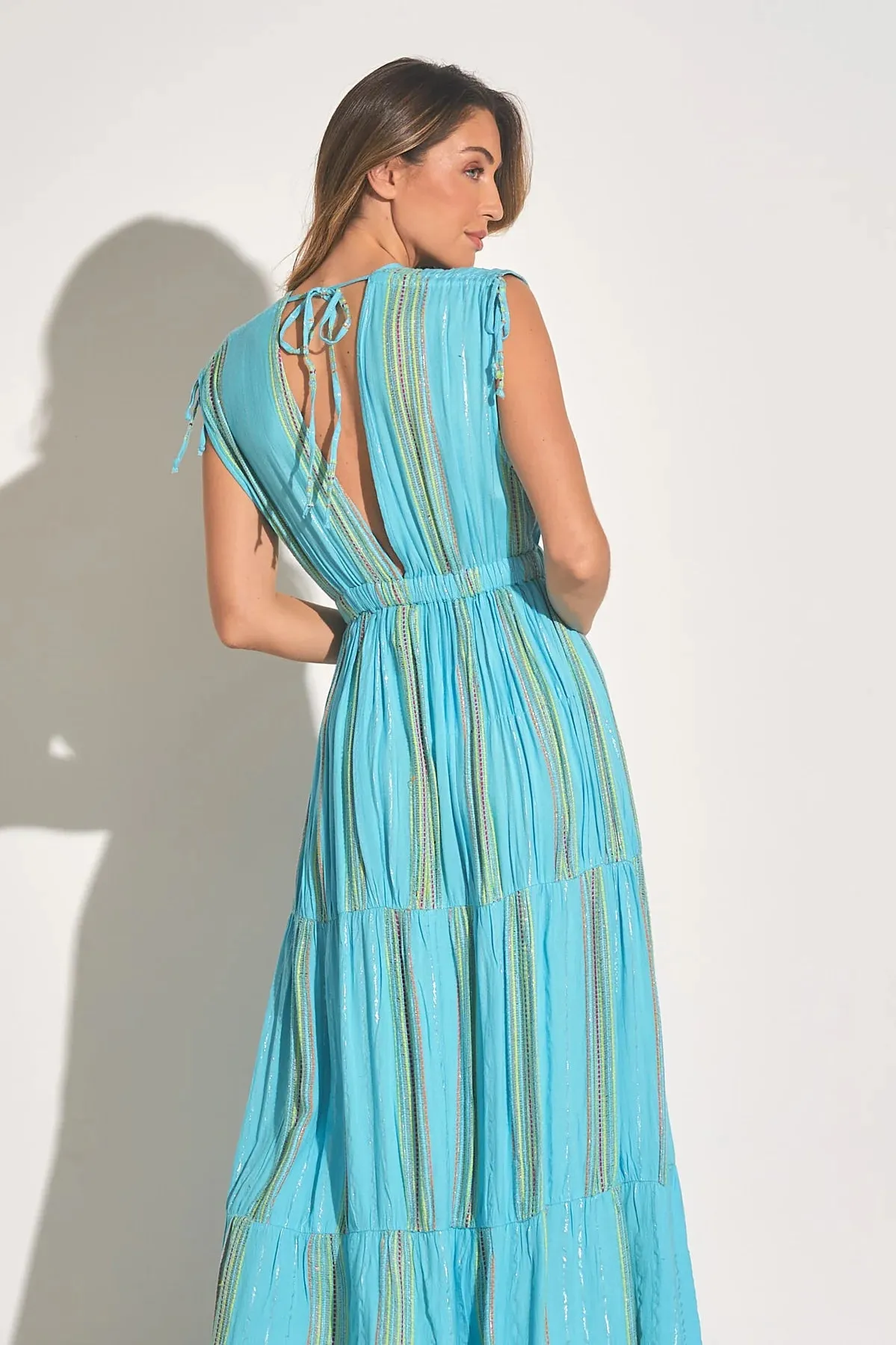 Deep V Maxi Dress