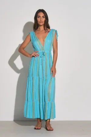 Deep V Maxi Dress