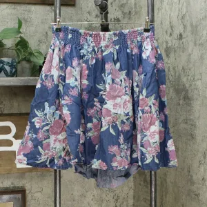 DG2 by Diane Gilman Off the Shoulder Floral SoftCell Top Midtone Large