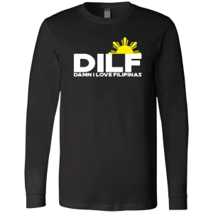 DILF Damn I Love Filipinas Unisex Jersey Long Sleeve T-Shirt