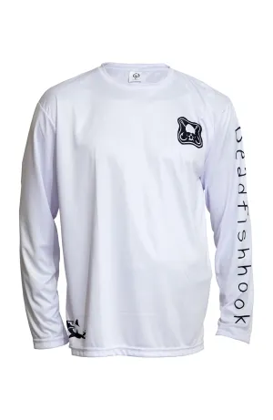 Diver in Shark Jaws Long Sleeve Tee