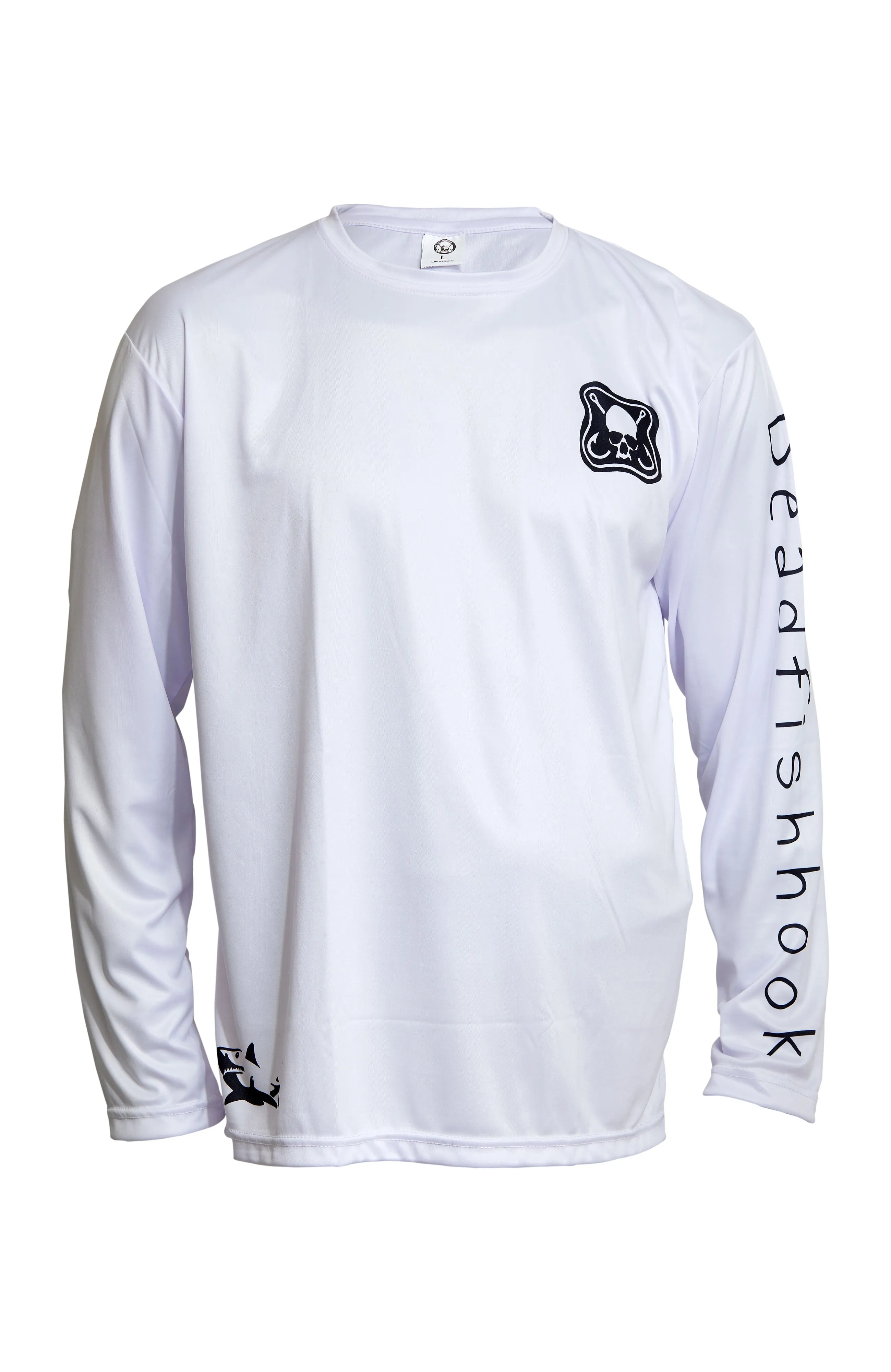 Diver in Shark Jaws Long Sleeve Tee