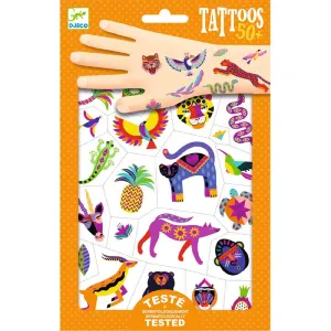 DJECO Temporary Tattoos Wild Beauty