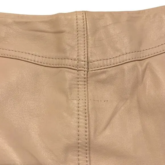 DKNY womens blush leather pencil skirt size 2 - jacket available too