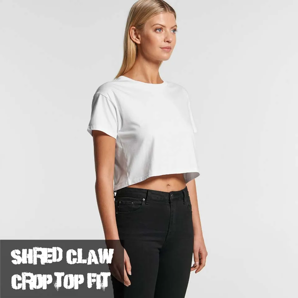 Drink Coffee Hail Satan - Crop Top