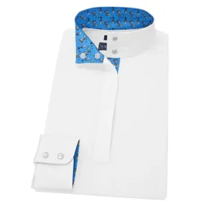Essex Classics Ladies Cock-a-Doodle-Do Talent Yarn Straight Collar Show Shirt
