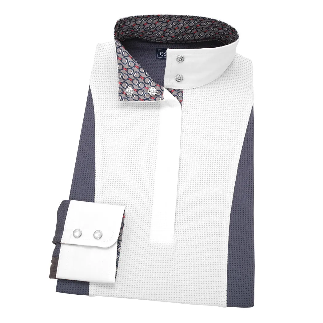 Essex Classics Ladies Dark Grey Luna Performance Stirrups Show Shirt