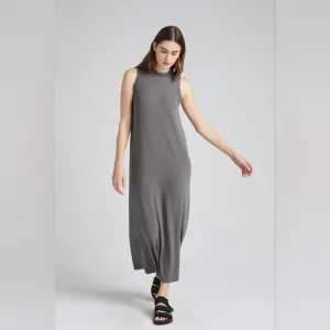 EUC Richer Poorer Vintage Rib Column Maxi Dress Size XL Grey