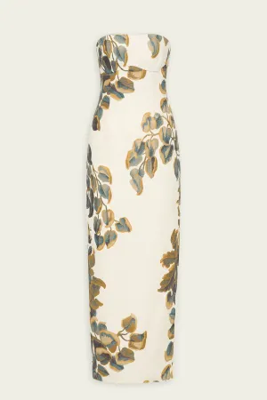 Evalita Column Dress in Pine Valley