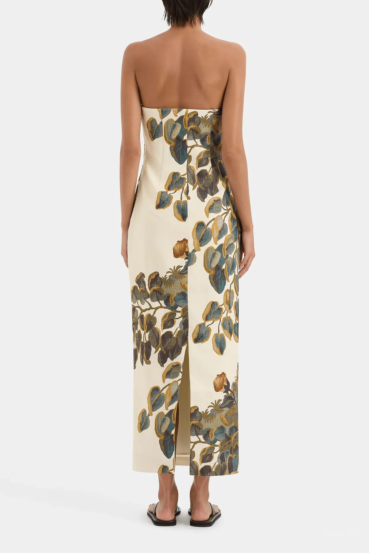Evalita Column Dress in Pine Valley