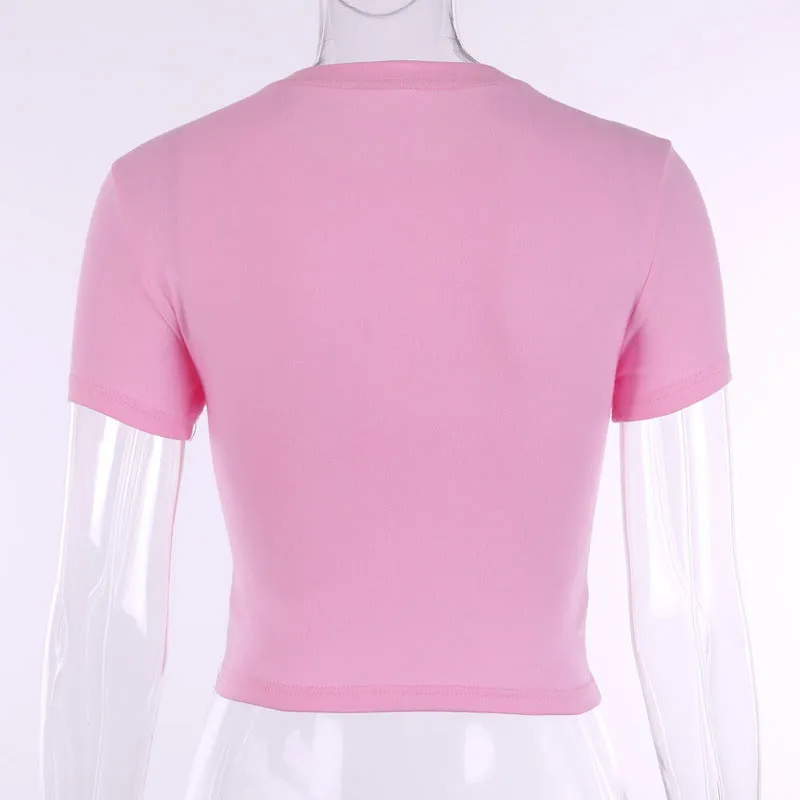 [@exceedaesthetic ] "ANGEL" CROP TOP K072302