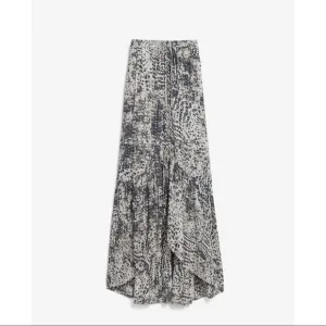EXPRESS High Waisted Animal Print Maxi Skirt