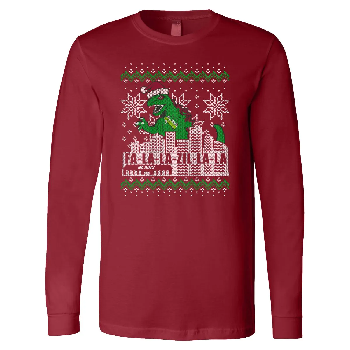 Fa-La-La-Zilla Long Sleeve Shirt