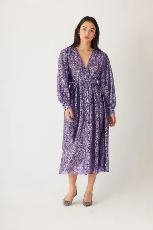 Farrah Dress in Metallic