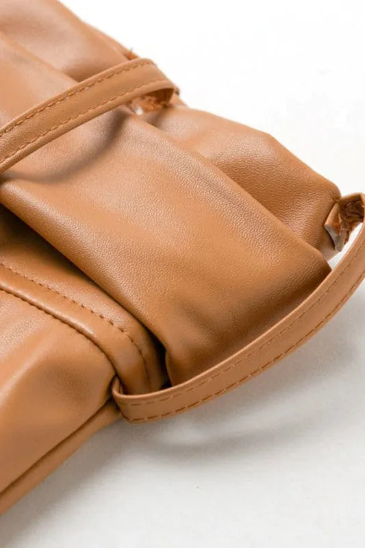 Fashionably Late Skirt - TAN