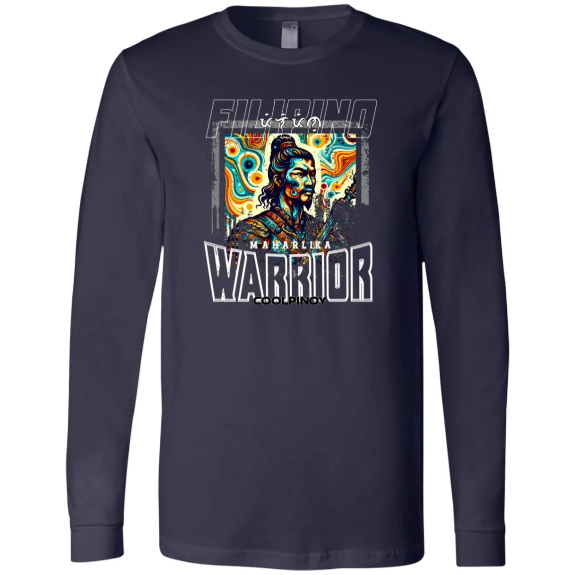 Filipino Warrior Distressed Unisex Jersey Long Sleeve T-Shirt