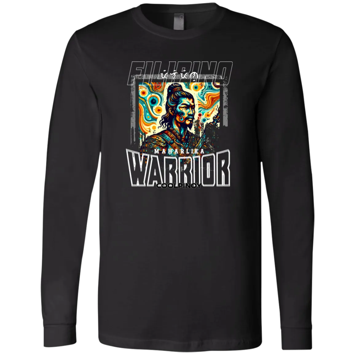 Filipino Warrior Distressed Unisex Jersey Long Sleeve T-Shirt