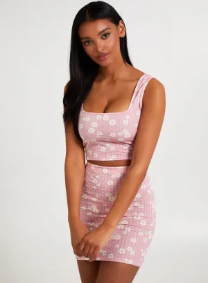 Floral Crop Top