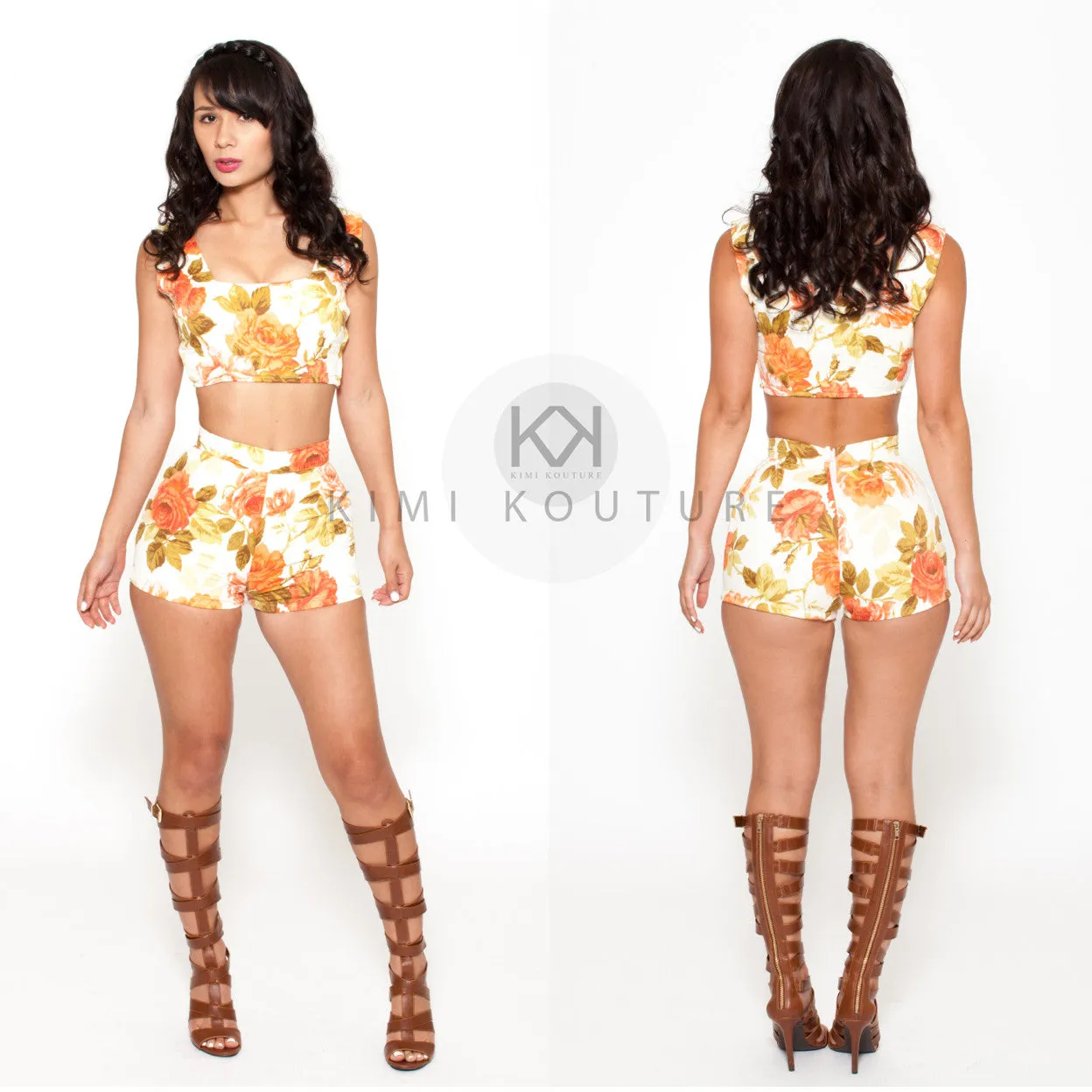 Floral Short Set