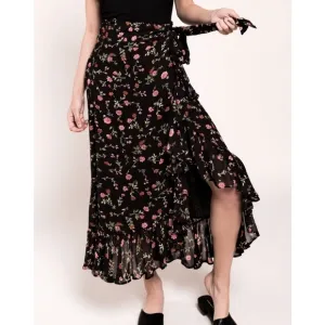 GANNI Printed Georgette Skirt, Women Size 34 (US Size 4)