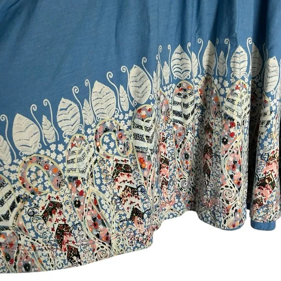 Gene Ewing BIS BIS Vintage western maxi skirt size Medium very unique