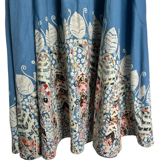 Gene Ewing BIS BIS Vintage western maxi skirt size Medium very unique