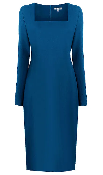 Geneva Long Sleeves Sheath Dress