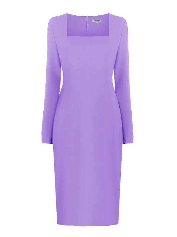 Geneva Long Sleeves Sheath Dress