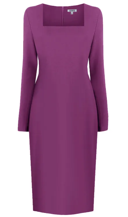 Geneva Long Sleeves Sheath Dress