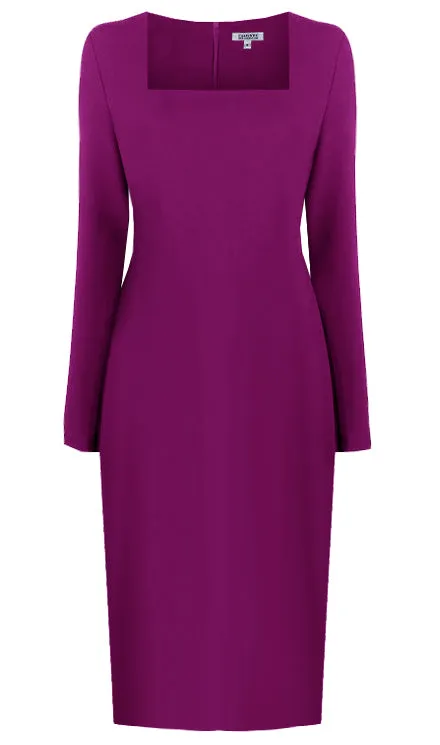 Geneva Long Sleeves Sheath Dress