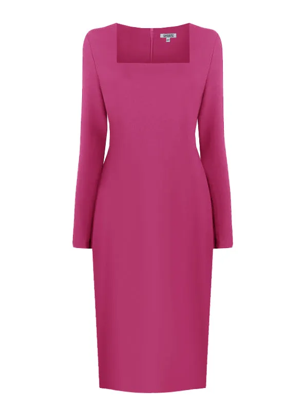 Geneva Long Sleeves Sheath Dress