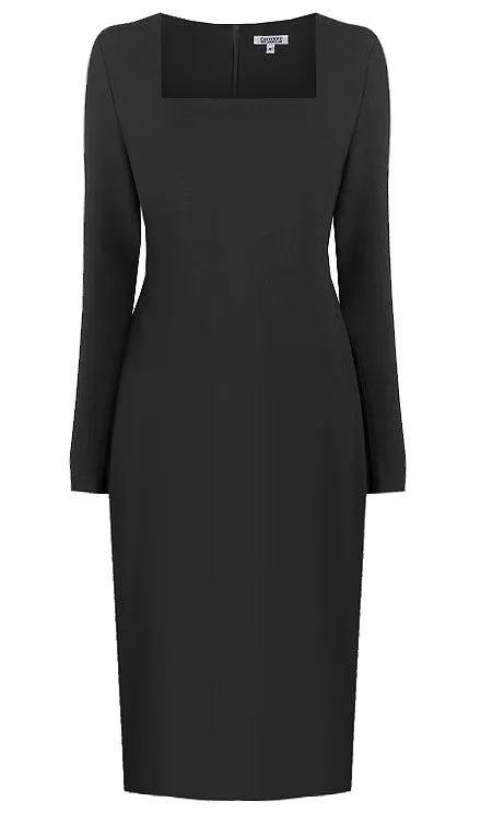 Geneva Long Sleeves Sheath Dress