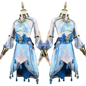 Genshin Impact Nilou Cosplay Costume Dance of Loutuslight Dance Skirt Set