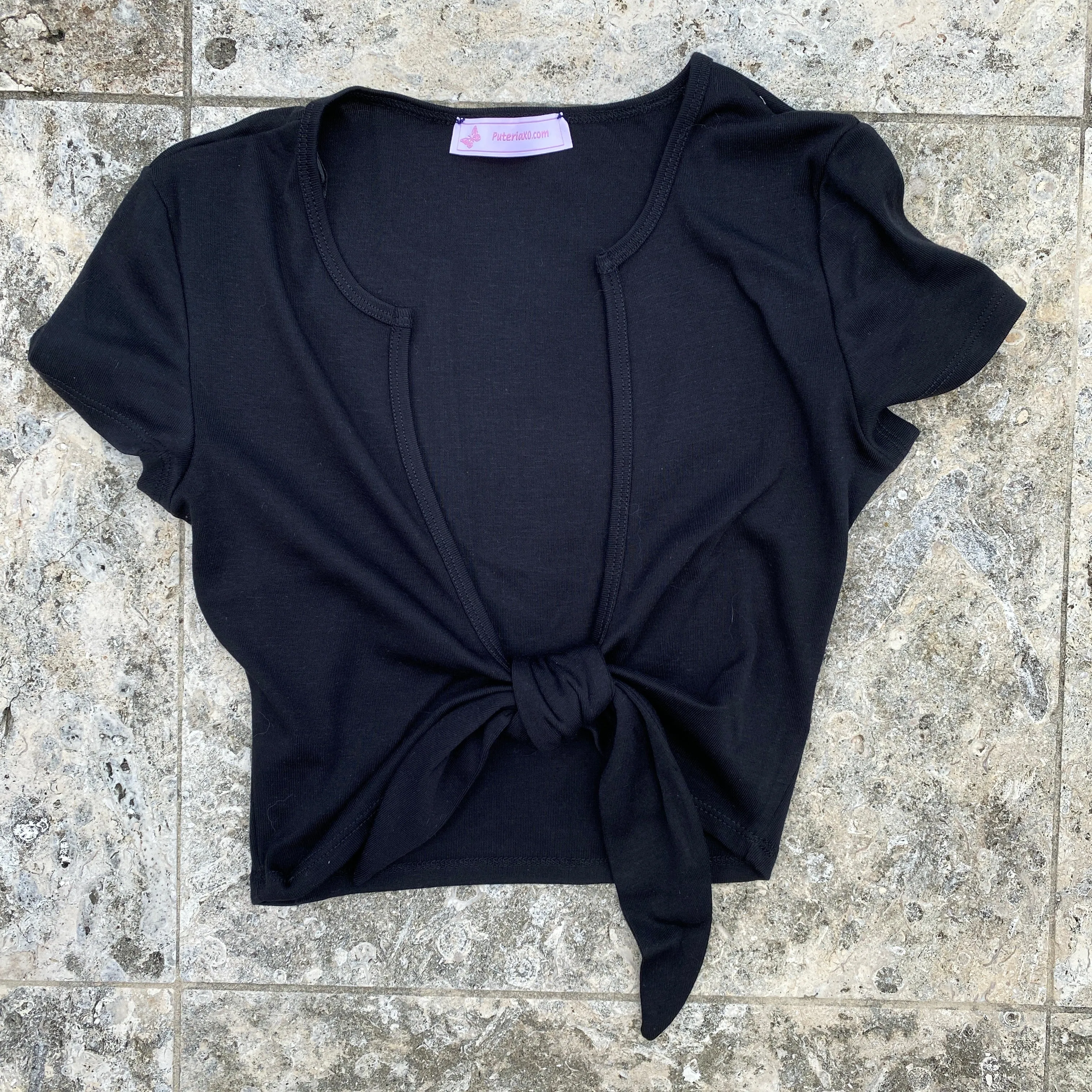 Ginna Top (  Black )