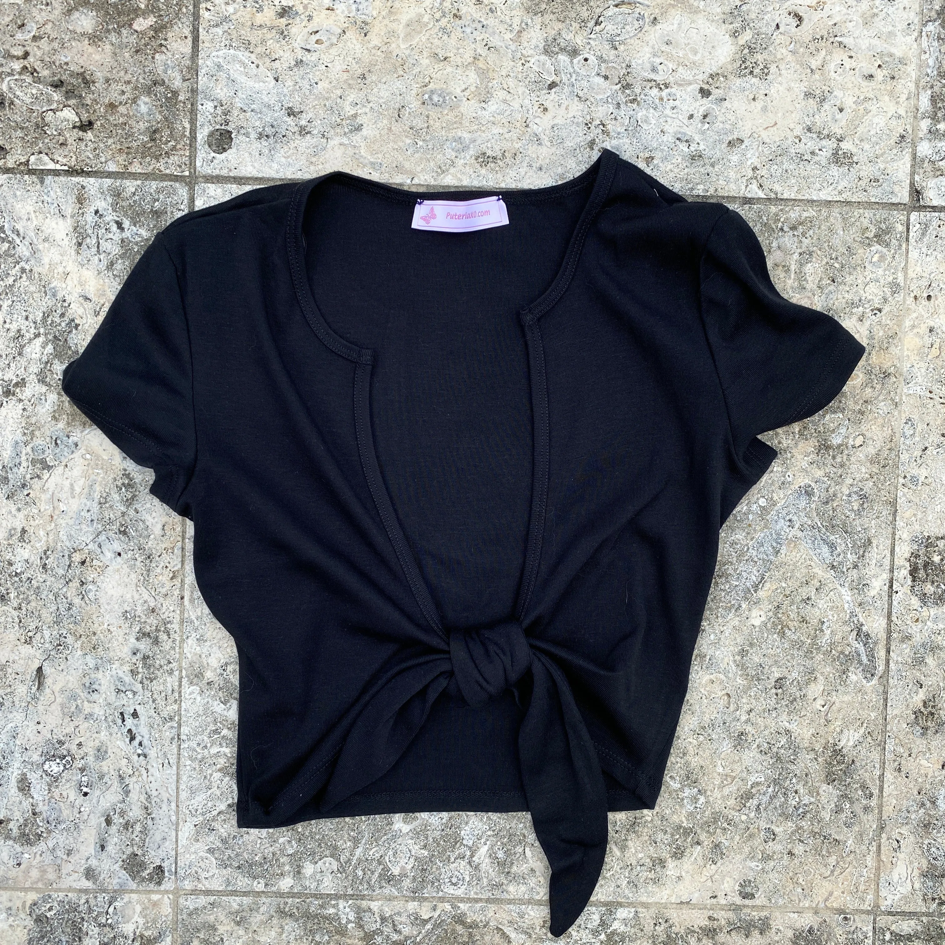 Ginna Top (  Black )