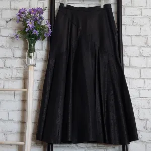 Gino di Giorgio leather skirt