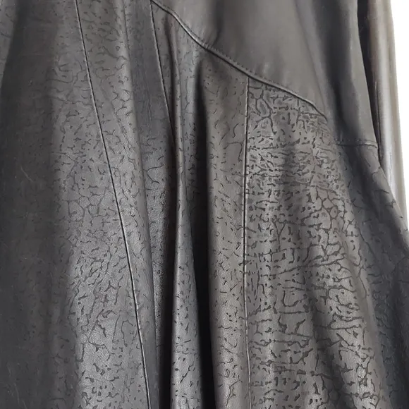 Gino di Giorgio leather skirt
