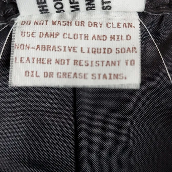 Gino di Giorgio leather skirt