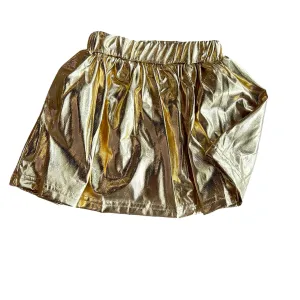 Gold Metallic Skirt