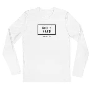 Golf's Hard Long Sleeve Fitted Crew