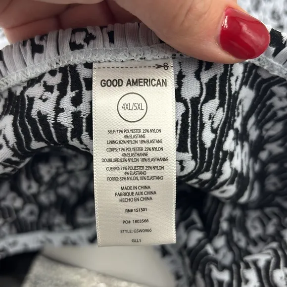 Good American Leopard V-Skirt