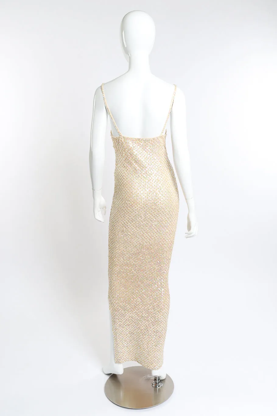 Greek Key Cage Dress