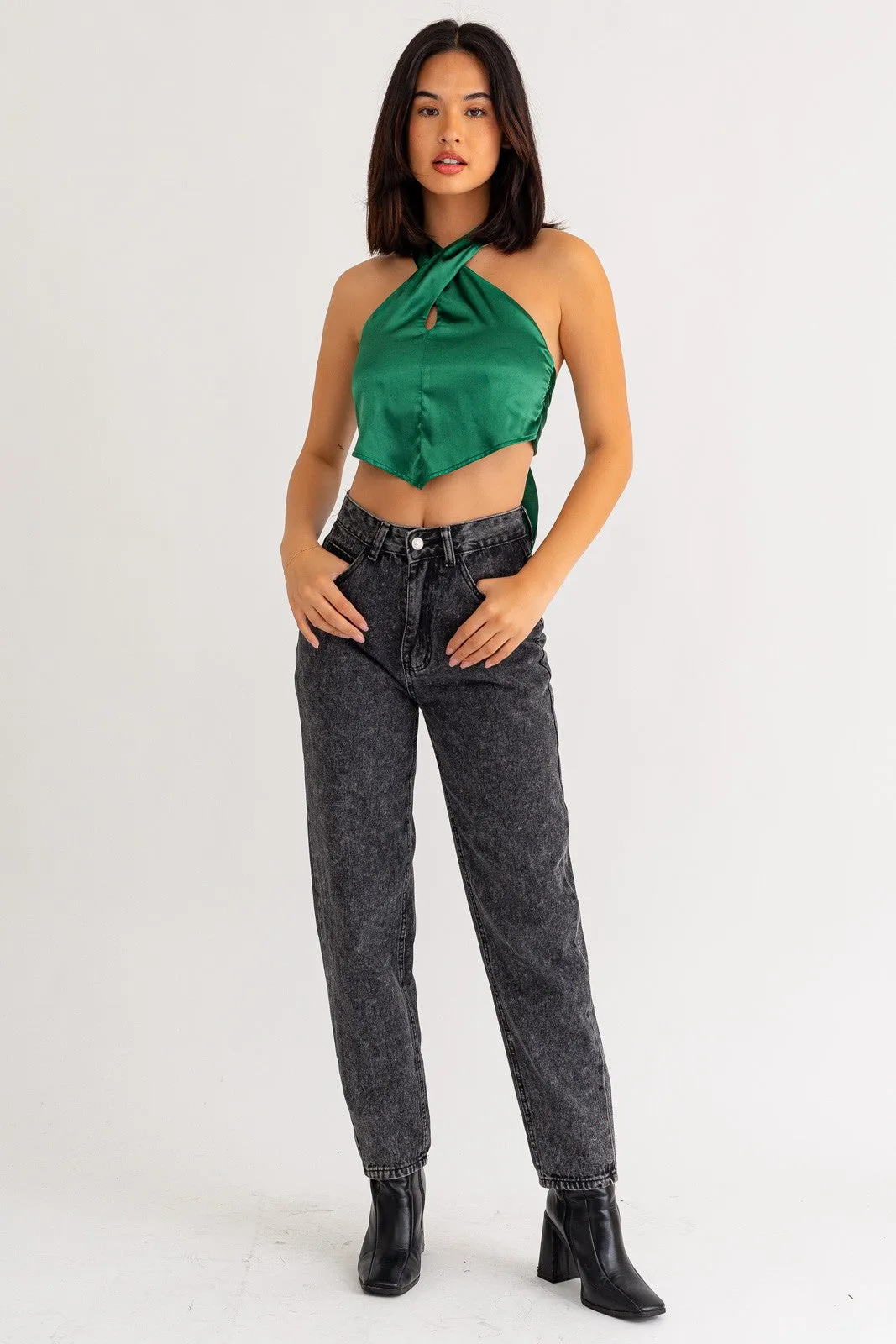 Hailey Top - Hunter Green