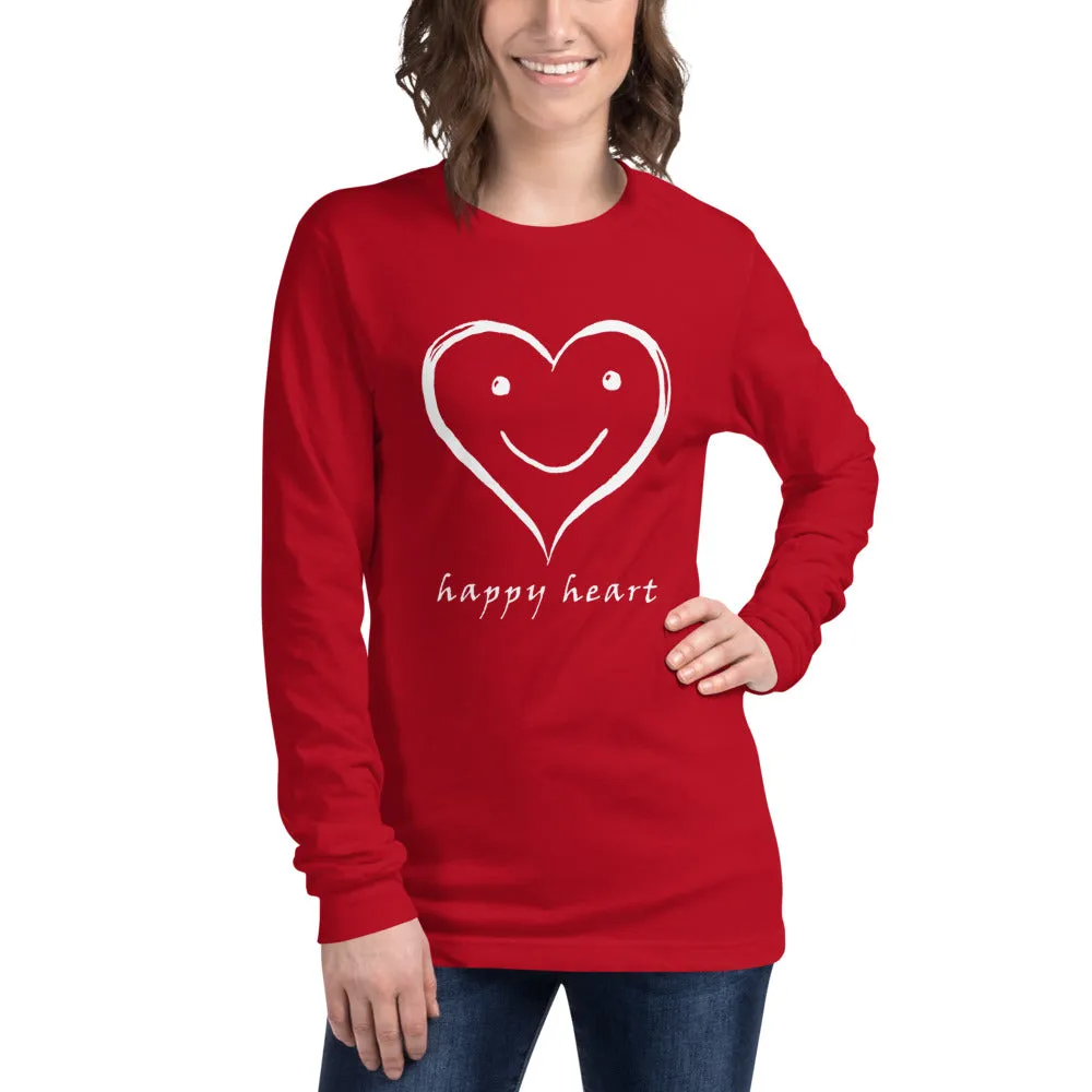 Happy Heart Long Sleeve Tee