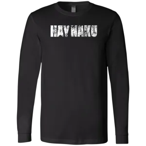 Hay Naku Distressed Unisex Jersey Long Sleeve T-Shirt