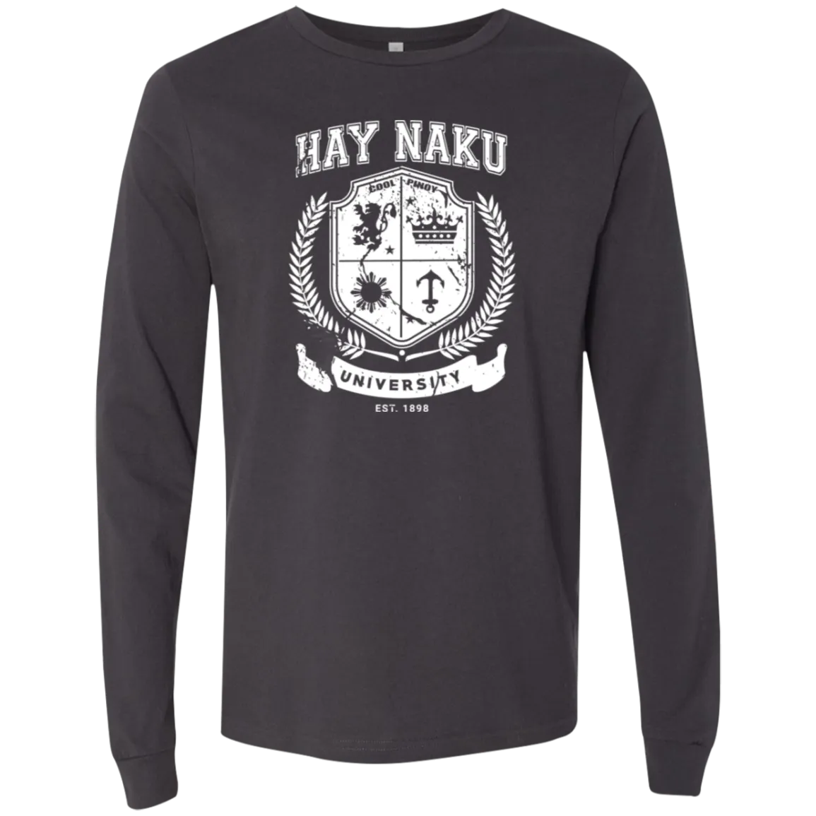 Hay Naku University Distressed CP Unisex Jersey Long Sleeve T-Shirt