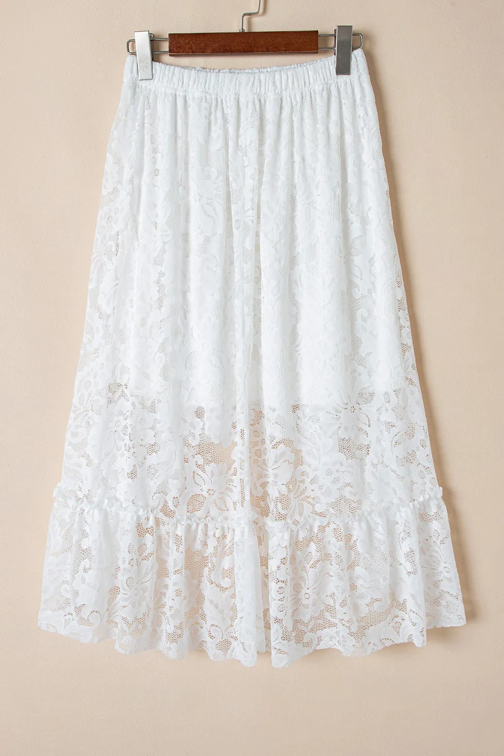 Hazel Blues® |  Lace High-Low Skirt