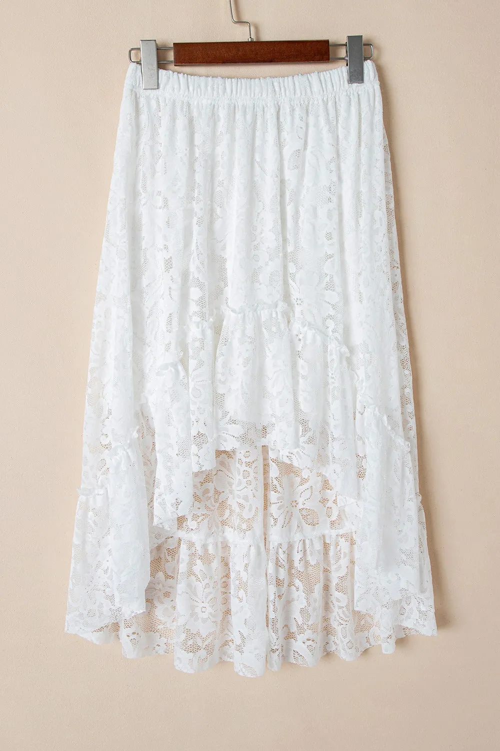 Hazel Blues® |  Lace High-Low Skirt